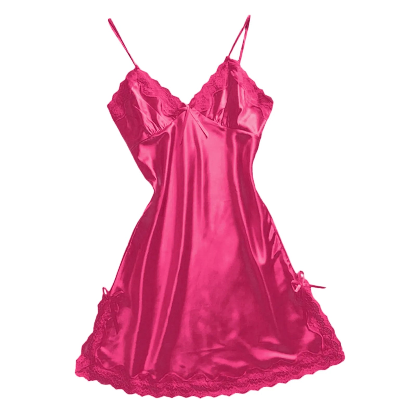 LuxeMidnight Silk Chemise