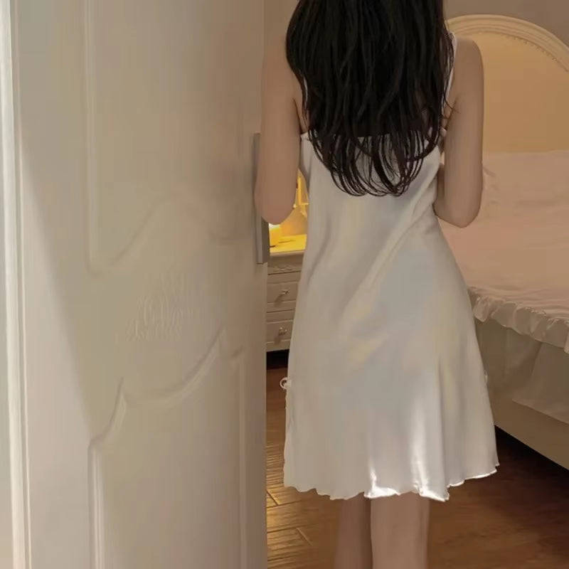 LuxeBlush Satin Pajama Set